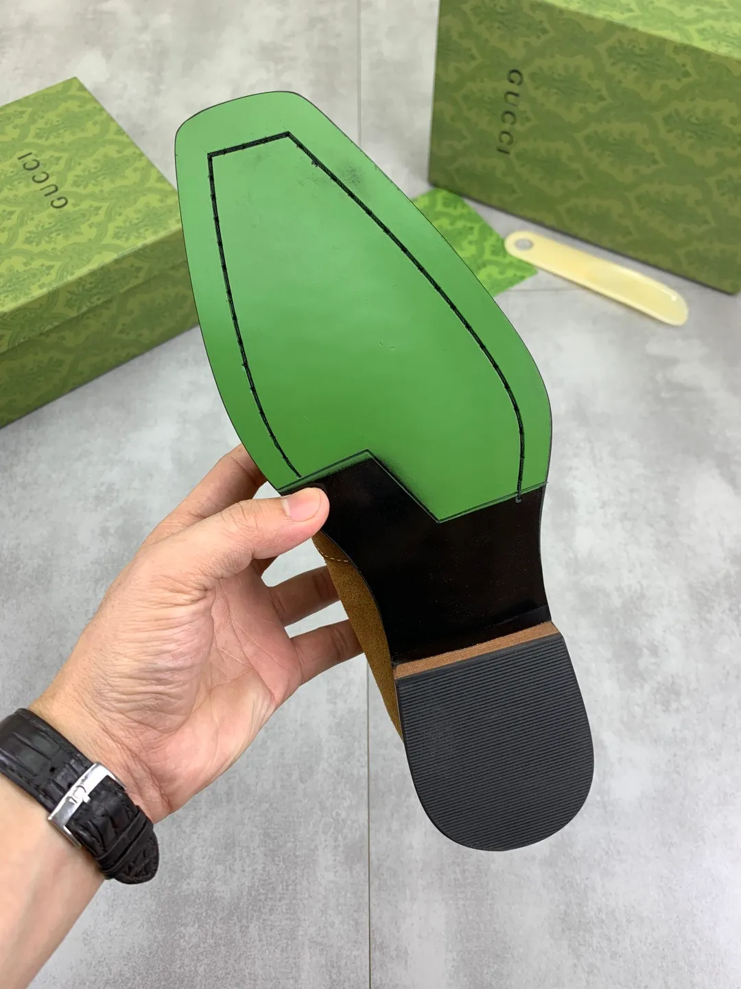 Men's Men's Shoes 💰P580 [New Style] 💰💎💎💎 [Gucci] GUCCI high-end men's formal business leather shoes, original order 1:1! Original imported high-end calfskin, original metal buckle, imported first-layer pigskin lining for feet, original high-end outsole, men's shoe size: 38-44